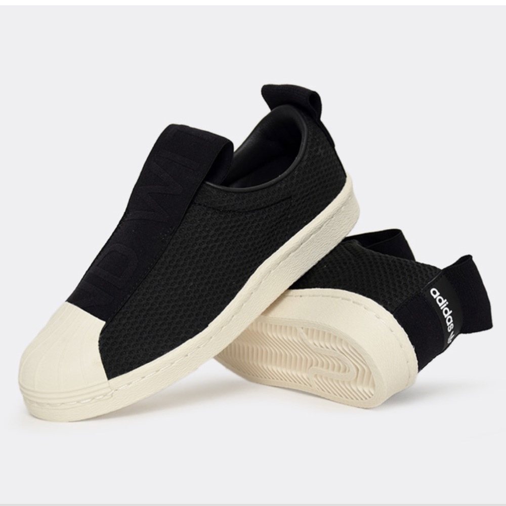 NWT Adidas Superstar Slip-ons